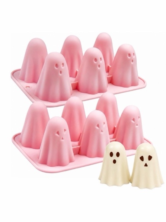 Other - 👻 Pastel Pink Silicone Ghost Molds (Set of 4) 👻 new